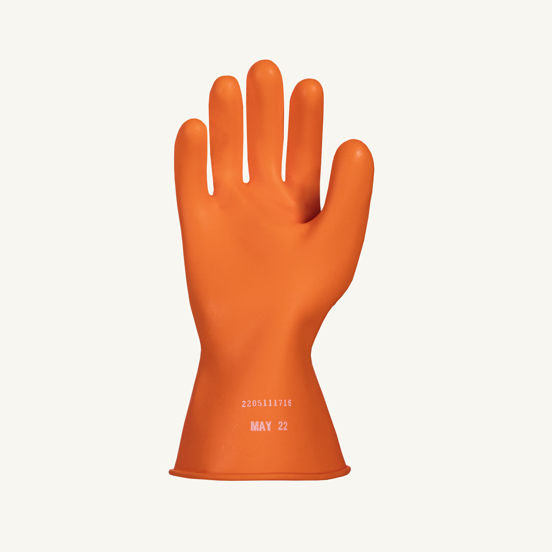 Superior Glove® Line Pro NR0O28 Orange 11-in Insulating Rubber Gloves, Class 0